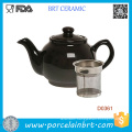 Wholesale Color Optional Ceramic Teapot with Strainless Steel Filter